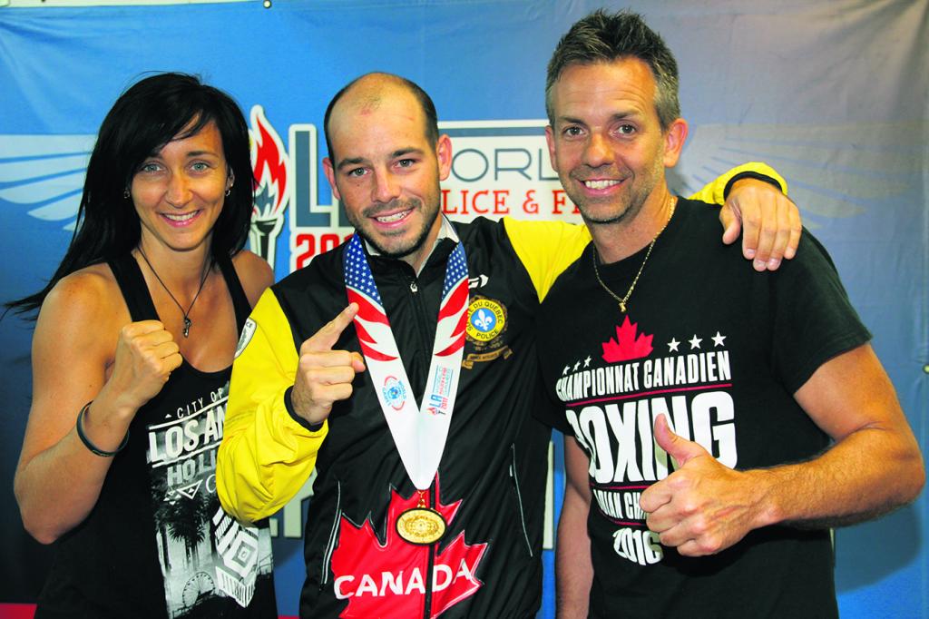 Keven Laplante terrasse un shérif de Los Angeles et revient médaillé d’or en boxe