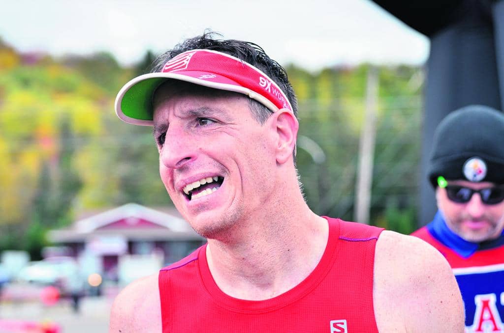 Des marathoniens fatigués, mais heureux