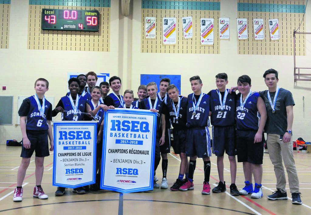 Les benjamins remportent les régionaux de basket