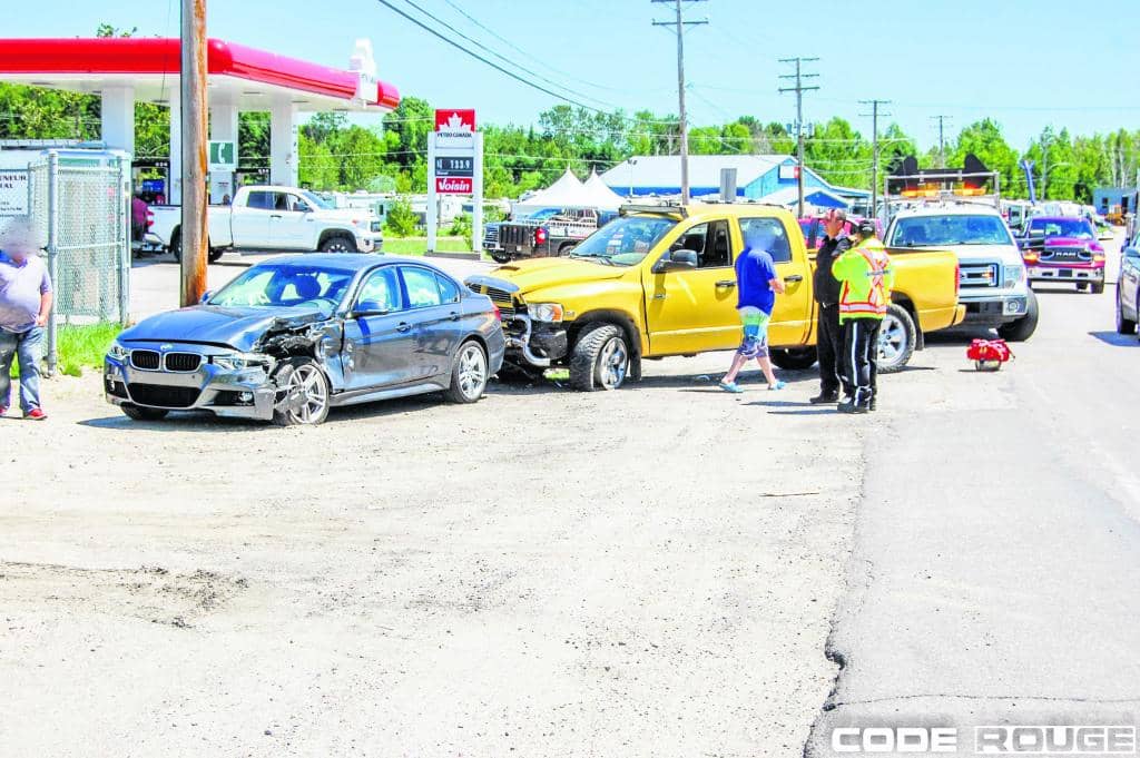 Accident à Lac-des-Écorces