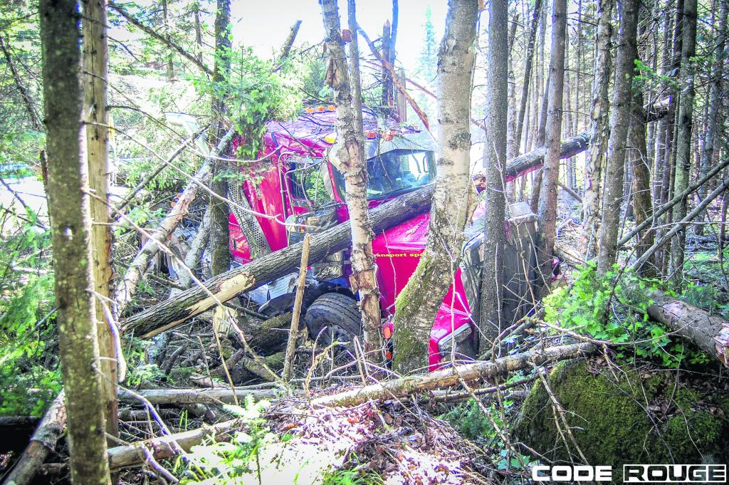 117: collision entre deux poids lourds