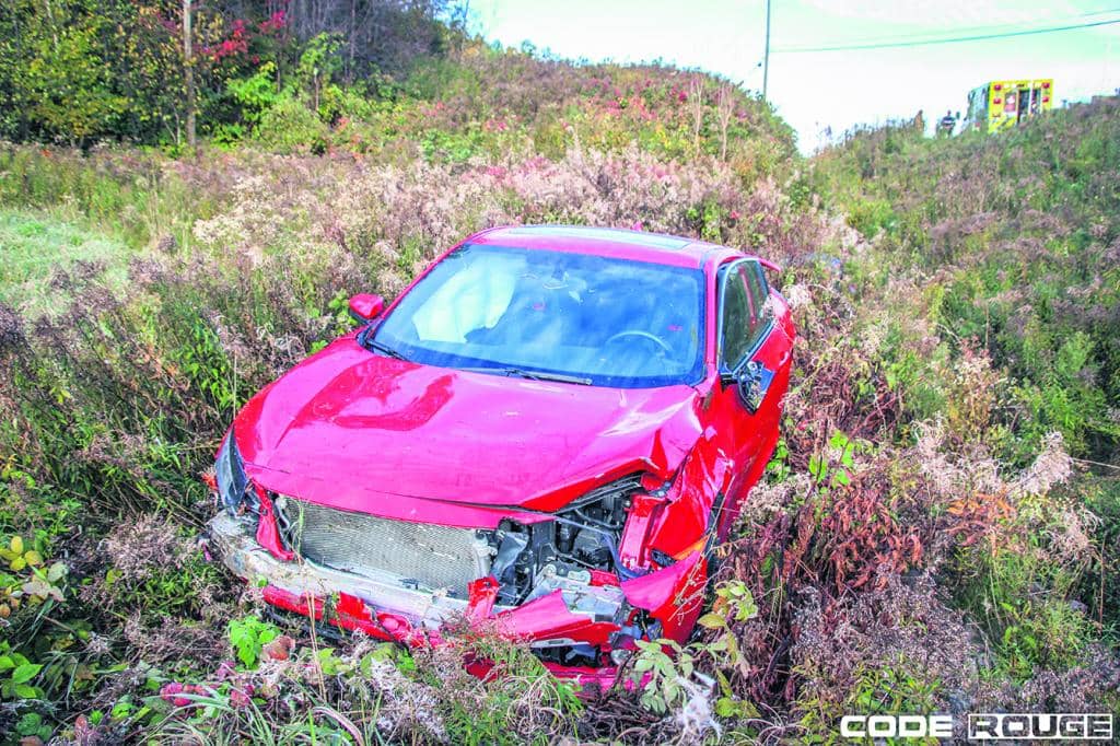 Mont-Laurier: un chevreuil cause une sortie de route