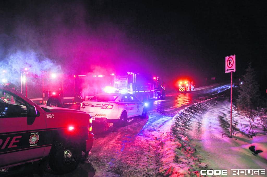 Accident à Lac-des-Écorces