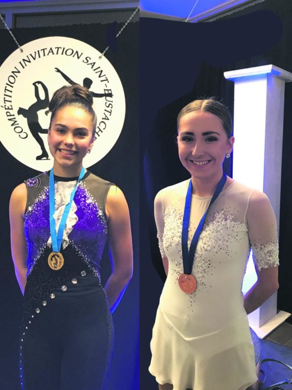 Deux patineuses reviennent médaillées de St-Eustache
