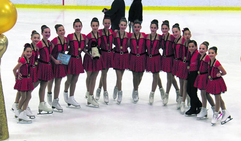 Patinage synchronisé: Mont-Laurier performe à St-Hubert