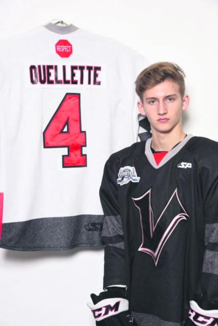 Tristan Ouellette avec l’Équipe sélection Midget AAA Ouest