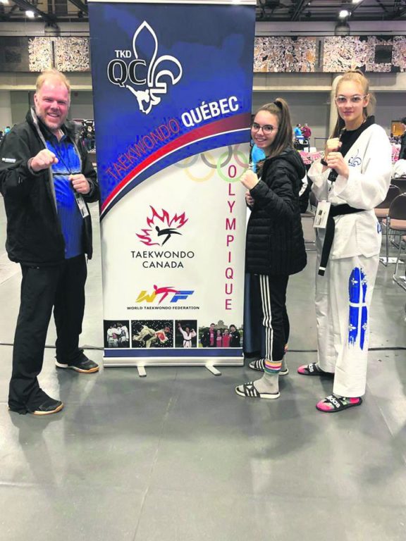 Taekwondo: Alycia et Rosalie, les meilleures au Québec
