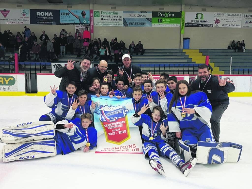 Draveurs pee-wee BBL’équipe championne