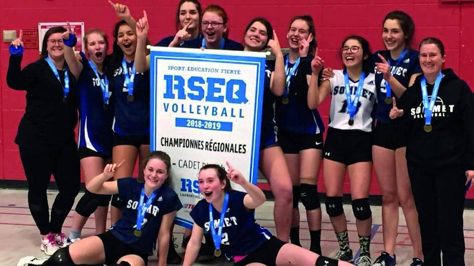Volleyball féminin: on remporte l’or aux régionaux