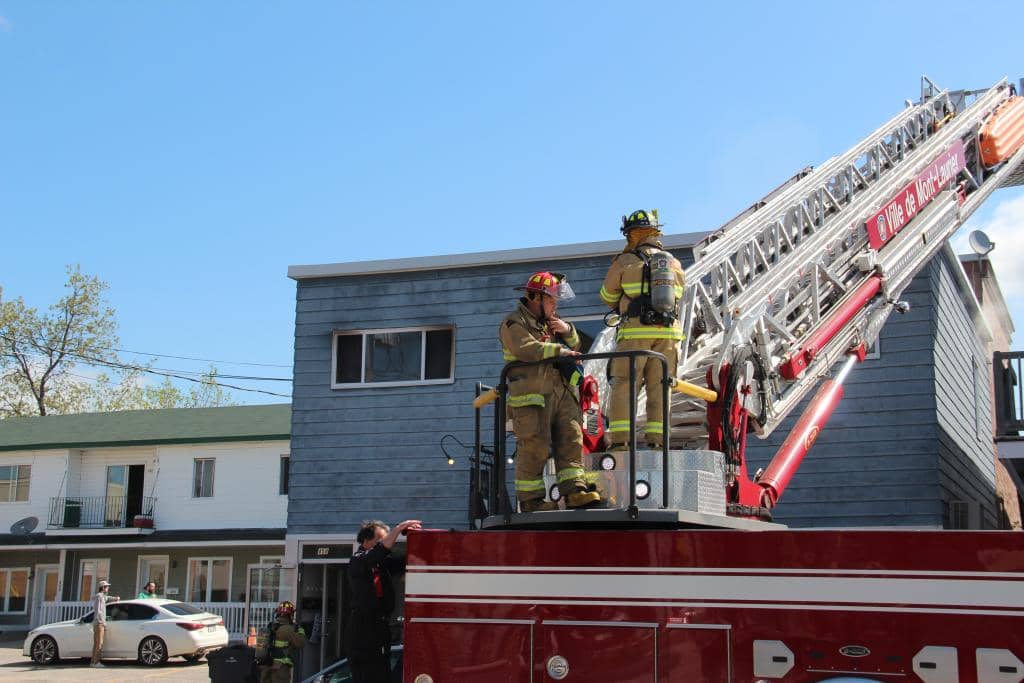 Incendie en cours sur la rue Chasles