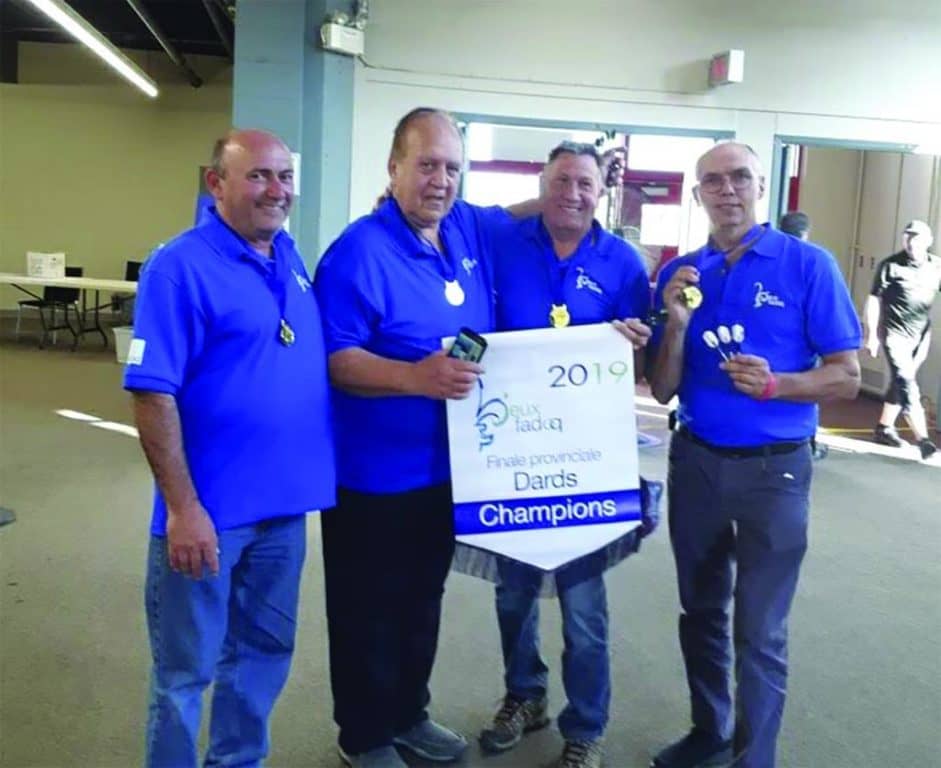 Tournoi de dards : la médaille pour l’équipe de Notre-Dame-de-Pontmain