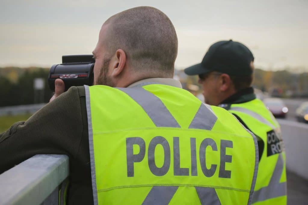 De nombreux grands excès de vitesse dans la région