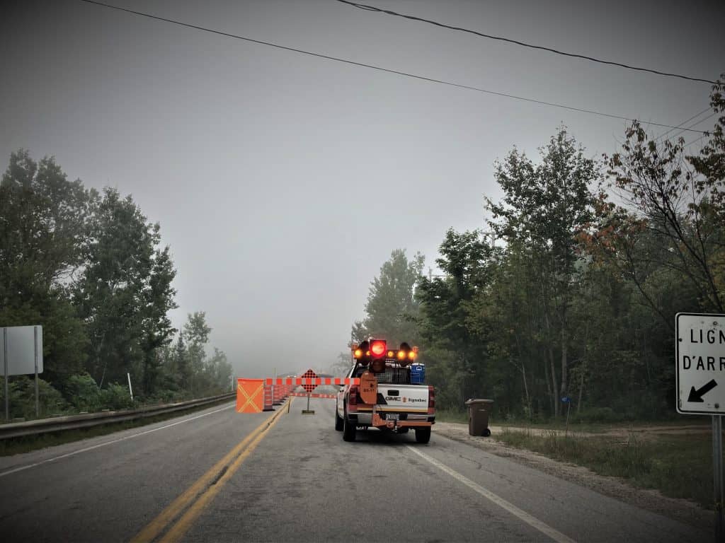 Des travaux jusqu’au 15 septembre sur le pont du Lac-des-Sables