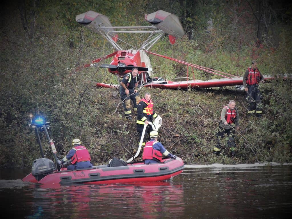Le BST mène l’enquête après l’accident d’hydravion sur la rivière du Lièvre