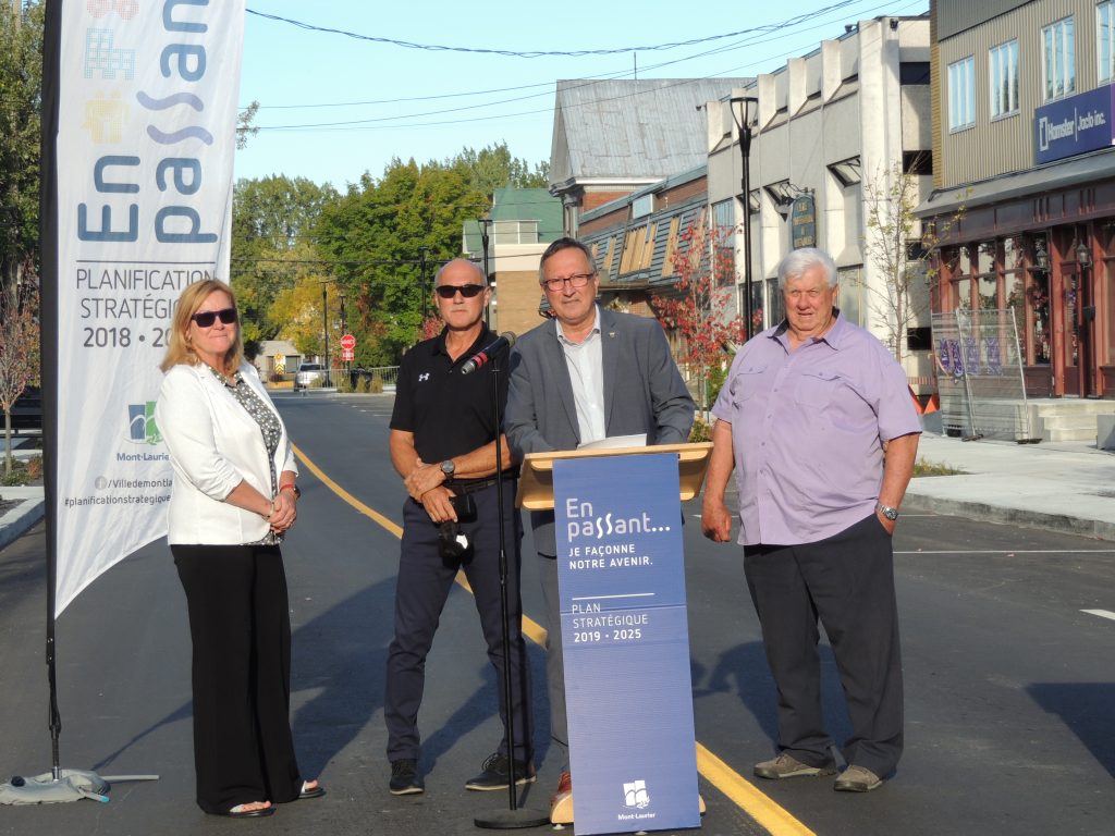 Le tout nouveau centre-ville de Mont-Laurier inauguré