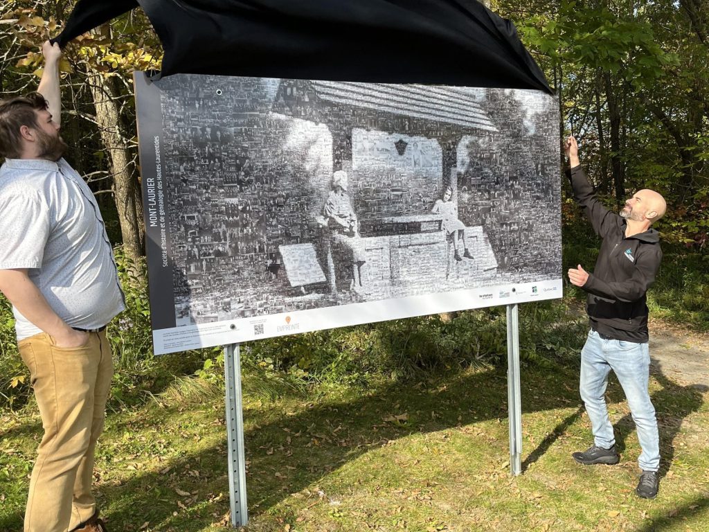 Empreinte : à Mont-Laurier, une œuvre d’art rend hommage aux bénévoles