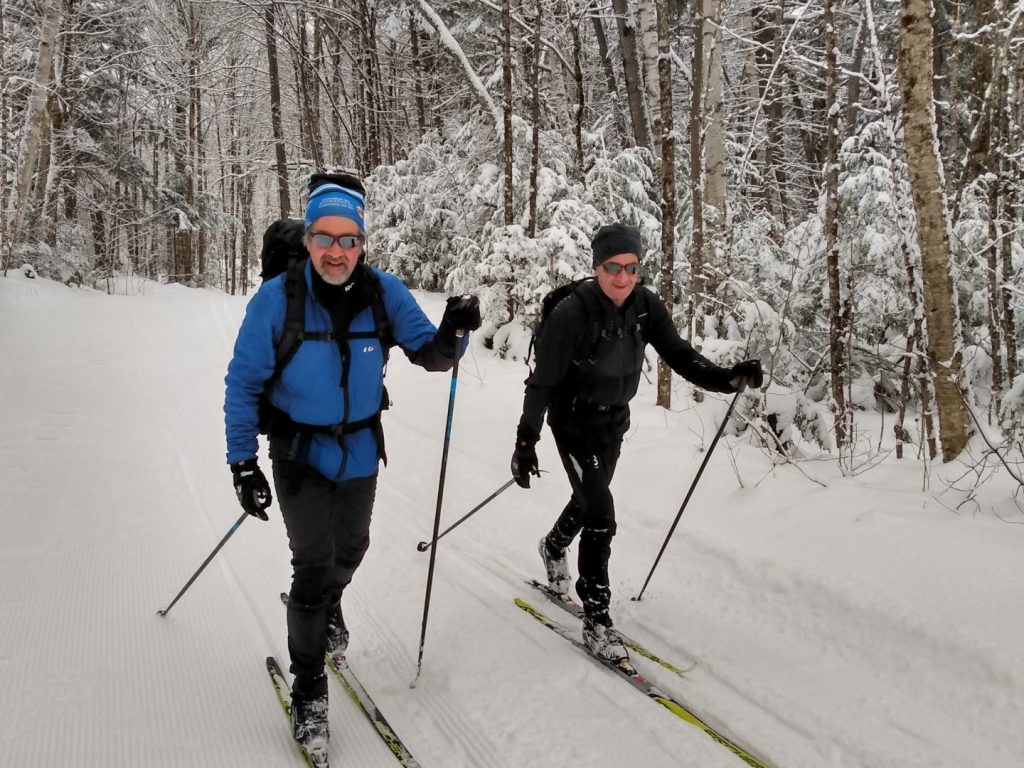 Gilles et Jerry Whear, adeptes du ski nordique